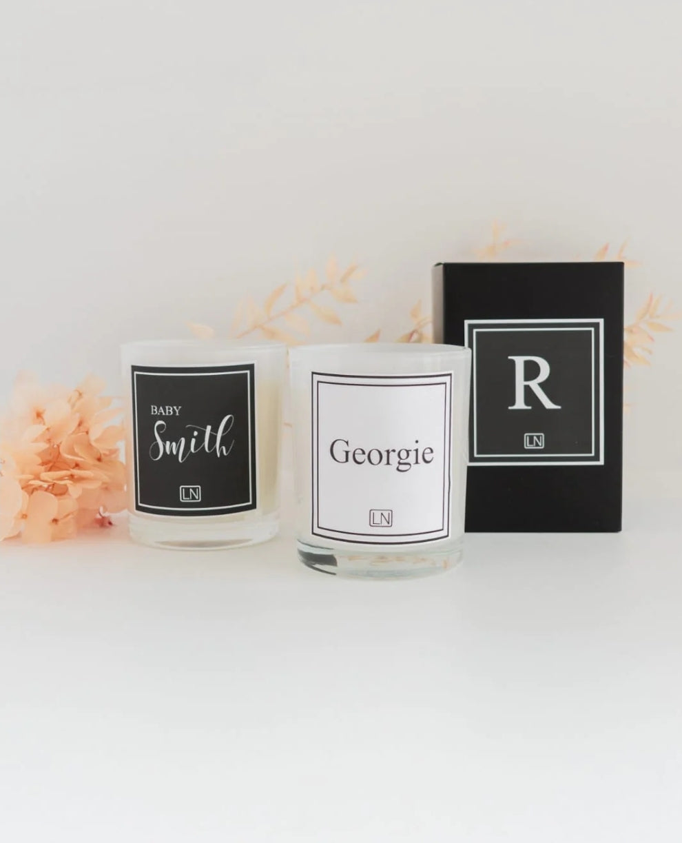 Personalised Name Candles